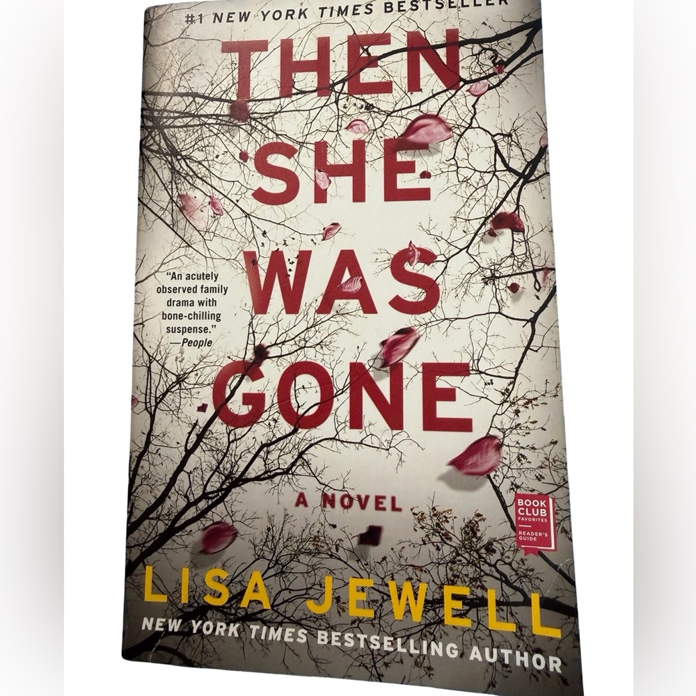 Then She Was Gone by Lisa Jewell Psychological Thriller Mystery Novel Book Club